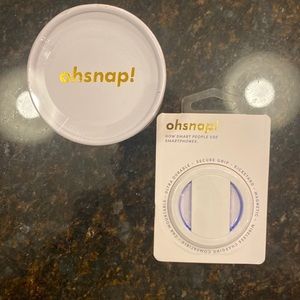 ohsnap! Phone mount and snap charge set, new in boxes.